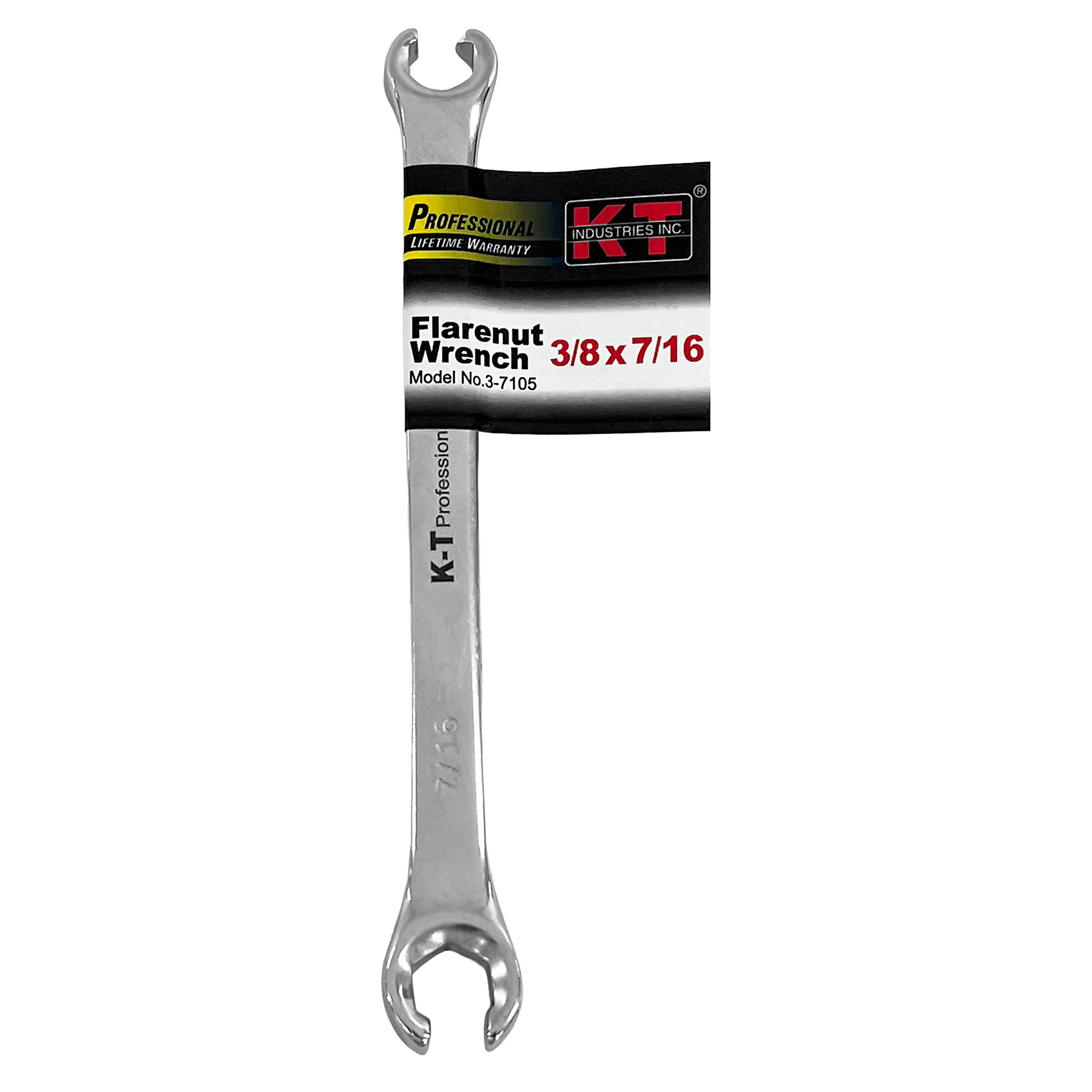 K-T Industries, Flare-Nut Wrench 3/8" X 7/16", Model # 3-7105